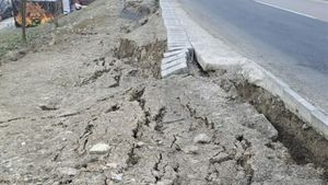 O alunecare de teren s-a produs în Buzău/ Direcția de Drumuri ia în calcul restricționarea vitezei