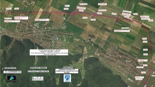 Un ciot din A3 intră în construcție la patru ani de la lansarea licitației: sectorul Râșnov - Cristian va fi gata într-un an și jumătate