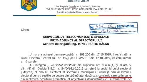STS, luat peste picior de Biroul Electoral Central într-un document oficial: Lecții de gramatică de la judecători pentru serviciul secret