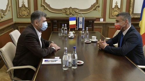 Marcel Ciolacu, după întâlnirea cu ambasadorul Israelului: L-am asigurat pe domnul Saranga de angajamentul ferm al României în combaterea antisemitismului, derapajul primarului Constanței trebuie să rămână un incident izolat