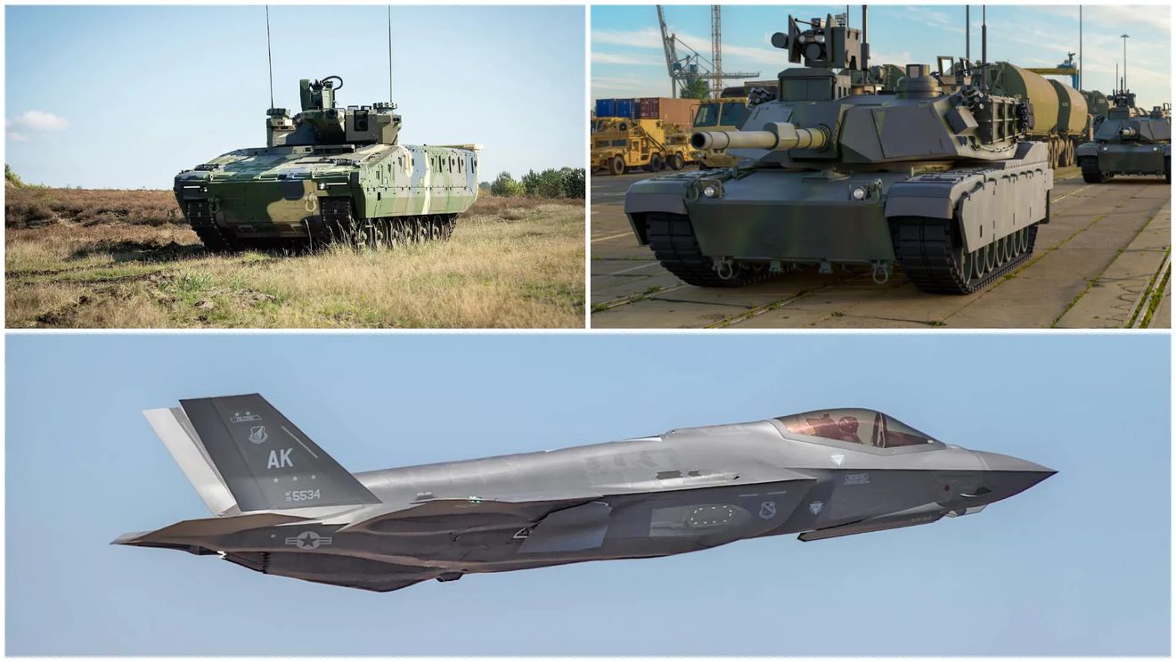 ANALIZĂ Achizițiile majore de armament făcute sau planificate de România după invadarea Ucrainei de către Rusia în 2022: MLI-uri, sute de tancuri, nave și avioane „stealth” F-35