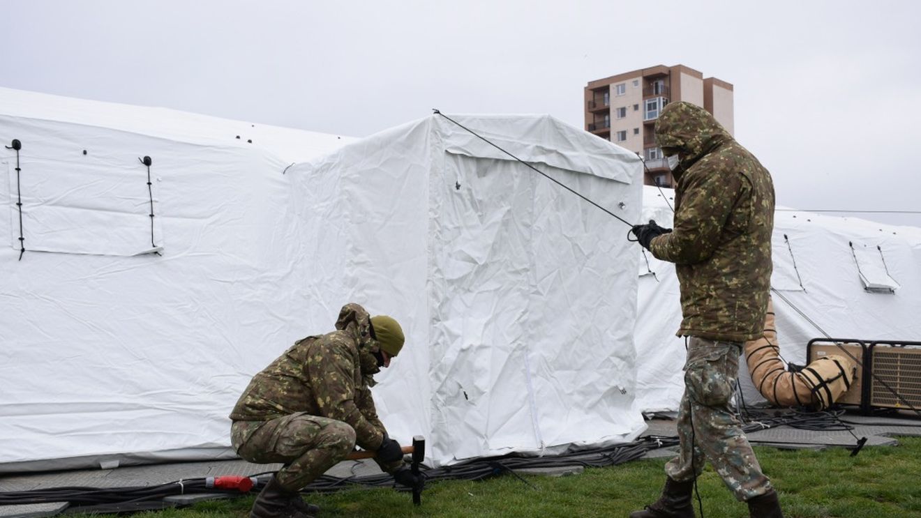 București: Spitalul militar de campanie de la Institutul Ana Aslan se redeschide în valul 4 al pandemiei de coronavirus