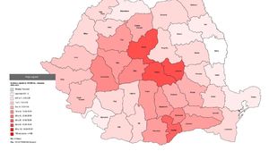 Peste 550 de cazuri de rujeolă confirmate în ultima săptămână / Epidemia s-a extins în 40 de județe plus Capitala / Harta îmbolnăvirilor