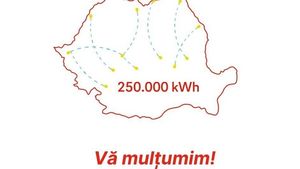 E.ON România a donat 250.000 kWh de energie în cadrul campaniei ”Dăruieşte Lumină”, la cererea românilor care au indicat persoanele vulnerabile