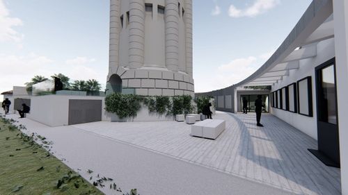 FOTO Timișoara transformă un turn de apă în paragină în centru multicultural, cu bani nordici