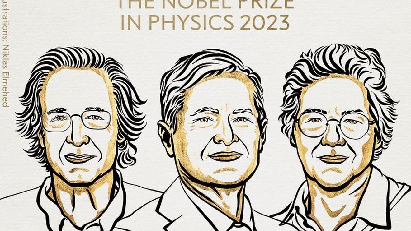 Premiul Nobel pentru Fizică 2023: Pierre Agostini, Ferenc Krausz şi Anne L'Huillier „pentru metodele experimentale care generează impulsuri de lumină de attosecunde pentru studiul dinamicii electronilor în materie”