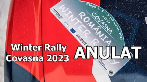 Winter Rally Covasna a fost anulat din lipsa zăpezii / ”Alternanța dintre macadam, noroi și gheață transformă alegerea anvelopelor într-un subiect deosebit de incomod și dificil” / Concurenții ajunși la competiție vor participa doar la Super Speciala din centrul stațiunii