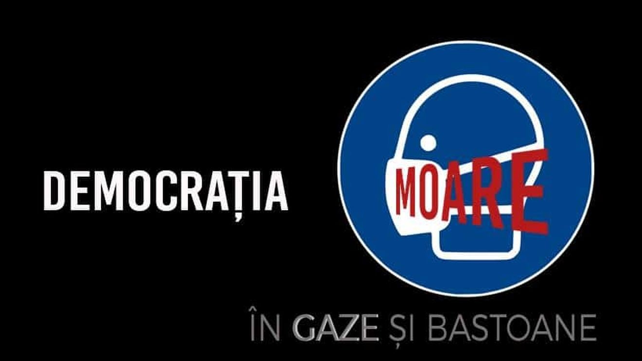 ”Democrația moare în gaze și bastoane!” - Eveniment de comemorare în tăcere a momentului când a început represiunea împotriva manifestanților, ora 22.45, Piața Victoriei