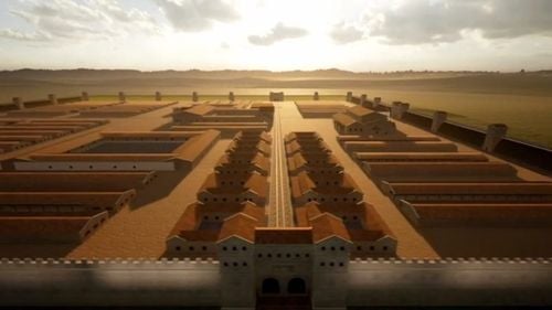 Castrul roman de la Apulum, reconstituit 3D /  Cum ar fi arătat Castrul legiunii a XIII-a Gemina, acum aproape 2000 de ani