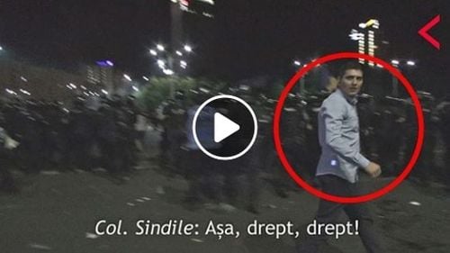VIDEO Noul șef al Jandarmeriei, surprins când conducea jandarmii în timpul represiunii de la mitingul diasporei