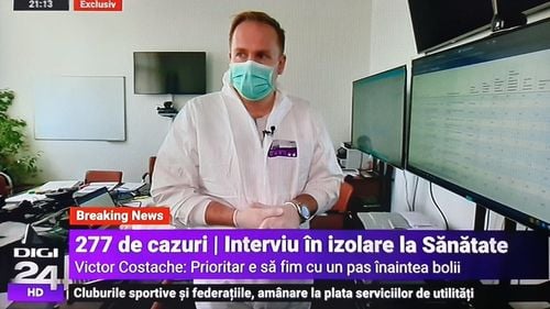 Victor Costache: Spitalele să achiziționeze teste rapide/ România a început să facă măști și combinezoane/ După 4000 de cazuri, pacienții cu forme ușoare vor fi tratați acasă/ Rezidenții nu îngrijesc momentan bolnavi de coronavirus/ În 10 zile vom aproxima apogeul crizei/ Se vor da dispoziții suplimentare în zilele următoare