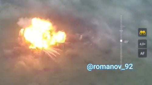 Tancul kamikaze: Rusia susține că a detonat de la distanță un blindat încărcat cu explozibili, într-o tactică aparent nouă