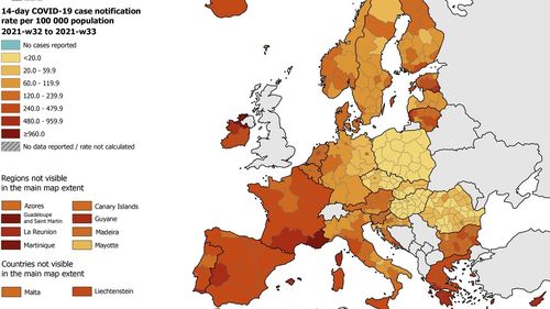Rata de infectare COVID la 14 zile se va dubla în România până la finalul săptămânii viitoare, față de precedentul interval, prognozează Centrul European pentru Controlul Bolilor (ECDC) / Și numărul deceselor raportat la populație se va dubla