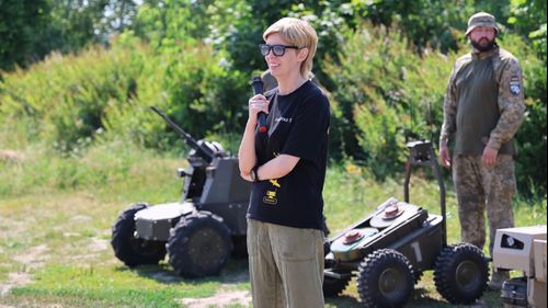 Povestea femeii care construiește o armată de roboți tereștri pentru Ucraina / Liuba Șipovici a renunțat la o viață confortabilă de antreprenor în SUA pentru a-și apăra țara de origine