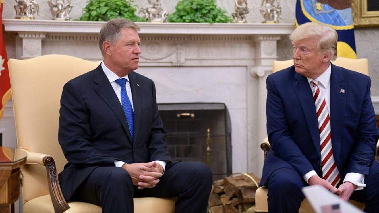 Klaus Iohannis a fost primit la Casa Albă de președintele SUA/ Trump: ”Este o onoare să fiu alături de președintele României; este foarte respectat”