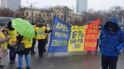 Sindicatele din educație anunță noi proteste în fața Guvernului și la sediile PSD și PNL, joi, de la ora 11:30