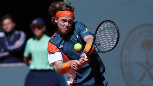 Andrei Rublev, deţinătorul titlului, eliminat în turul trei la Mastersul de la Madrid