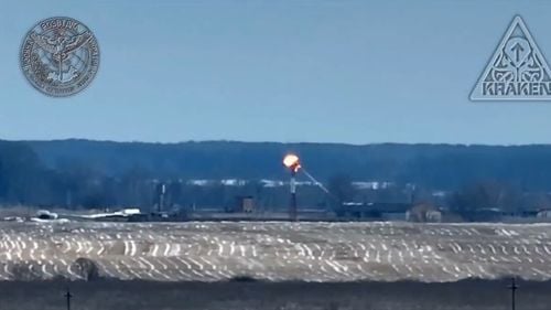 VIDEO O dronă kamikaze a distrus un turn de observare din Rusia