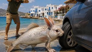 Isteria ”peștele-iepure ucigaș” de pe grupurile de Facebook despre Grecia și meme-urile din afara lor / Cum s-a transformat o problemă a pescarilor într-una falsă a turiștilor / Specia apare de peste 20 de ani în apele Greciei
