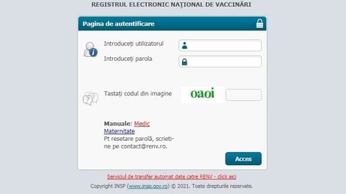 SURSE: Plângerea privind accesarea Registrului Electronic de Vaccinări cu parola Ministerului Sănătății a ajuns la DIICOT / Corpul de control al premierului a sesizat parchetul