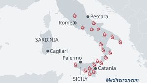 Cauzele incendiilor devastatoare de pădure din Italia / Primar: Trebuie să urmărim cu maximă atenţie ipoteza că afacerea energiei eoliene vrea să slăbească agricultorii locali