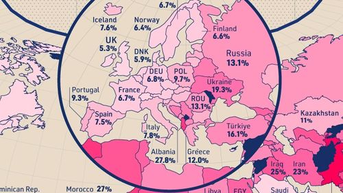 GRAFIC România are cea mai mare economie subterană din UE