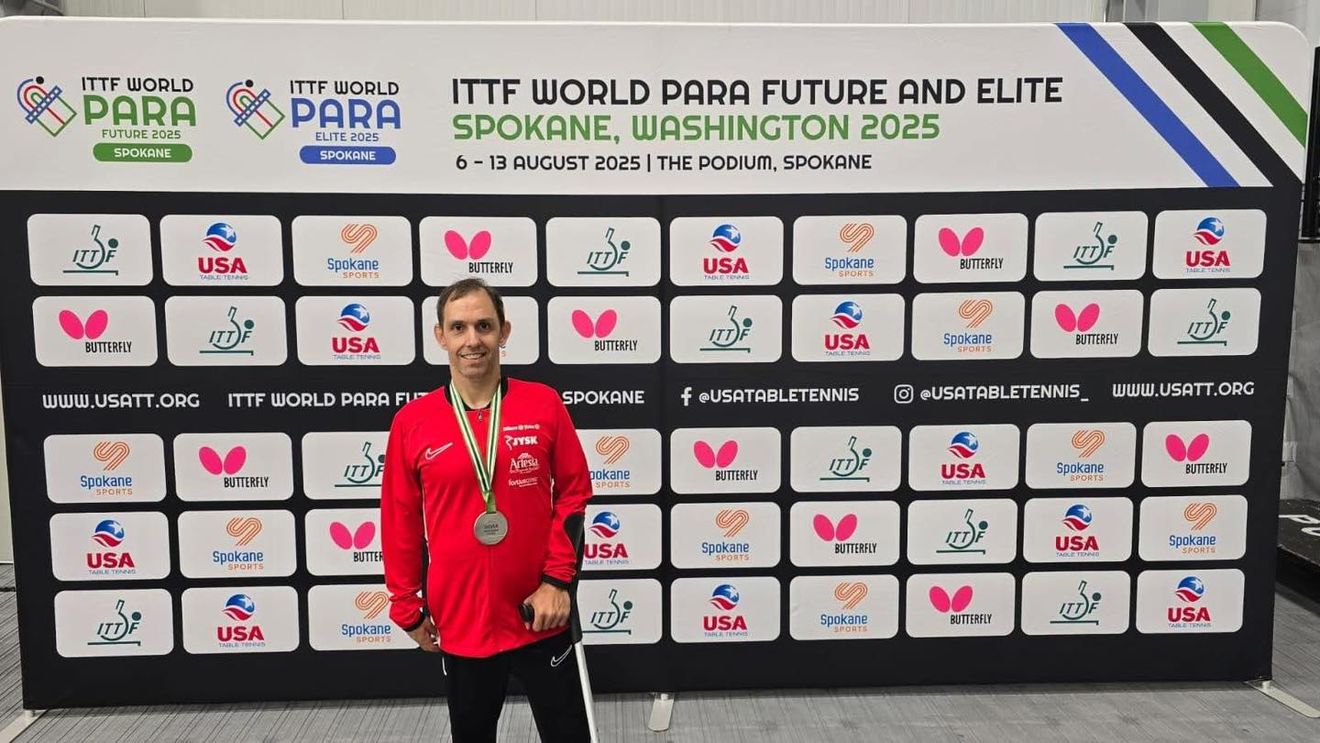 Tenis de masă: Bobi Simion, medalie de argint pentru România la ITTF World Para Future Spokane 2025