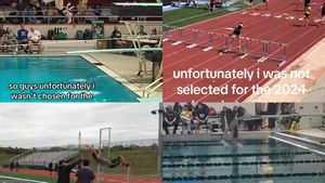 VIDEO „Vă anunț că nu m-am calificat la Jocurile Olimpice”. Căzăturile sportivilor amatori în piscină sau la bârnă, meme în trend pe rețelele sociale