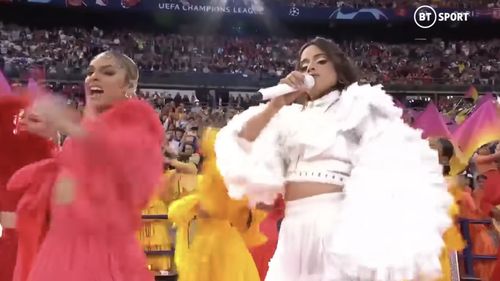 VIDEO Camila Cabello, supărată pentru ceea ce i s-a întâmplat la finala UEFA Champions League