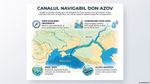 Rusia oprește traficul pe Canalul Don-Azov și prin Strâmtoarea Kerci, după atacurile ucrainene asupra navelor sale / Până la un sfert din exporturile de grâu rusesc trec prin Marea Azov