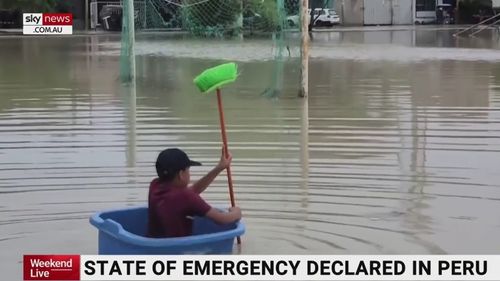 VIDEO Stare de urgență în Peru, după ce un ciclon a provocat inundaţii grave și cel puţin şase persoane au murit