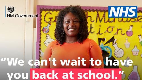 Reclame pentru începutul școlii: în Anglia, guvernul a lansat o campanie publicitară pentru a-i convinge pe părinți că revenirea elevilor la clasă este sigură