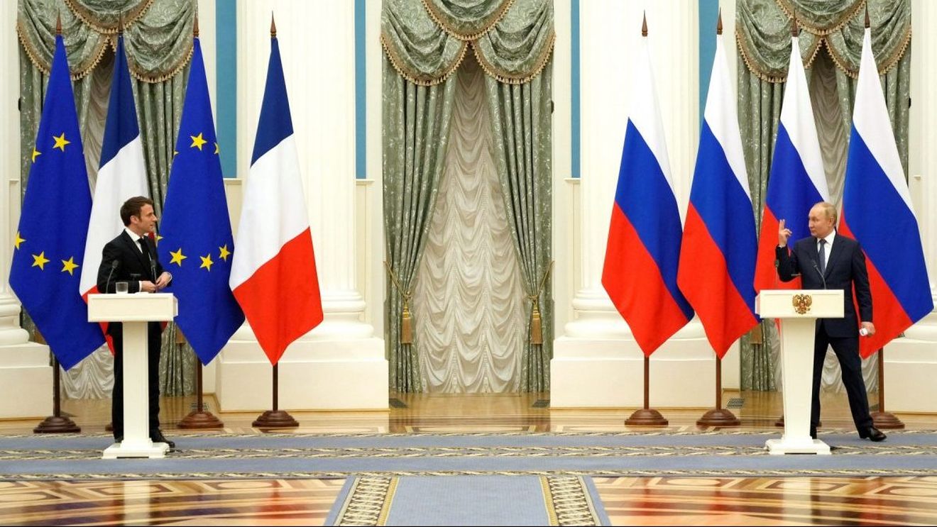 Macron și Putin, prima convorbire de la începutul lunii martie până în prezent