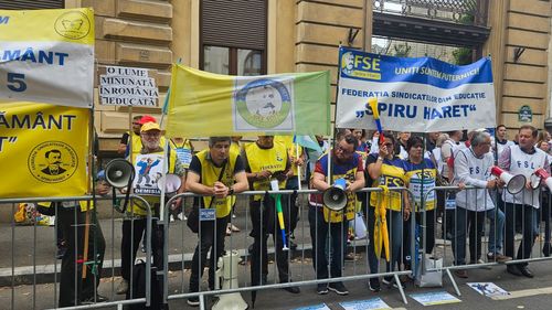 Sindicaliştii din Universitatea Naţională de Artă Teatrală şi Cinematografică se alătură protestelor din învățământul preuniversitar