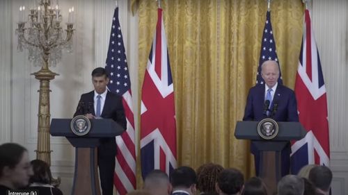 Președintele SUA Joe Biden și premierul britanic Rishi Sunak au subliniat sprijinul lor de neclintit pentru Ucraina, condamnând în comun agresiunea brutală a Moscovei