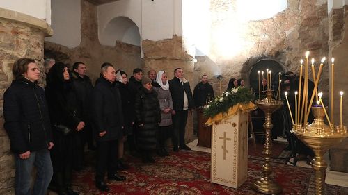 Crăciunul pe stil vechi, sărbătorit de Putin într-o biserică izolată / Președintele rus a lăudat Biserica Ortodoxă Rusă că a promovat valorile familiei tradiţionale