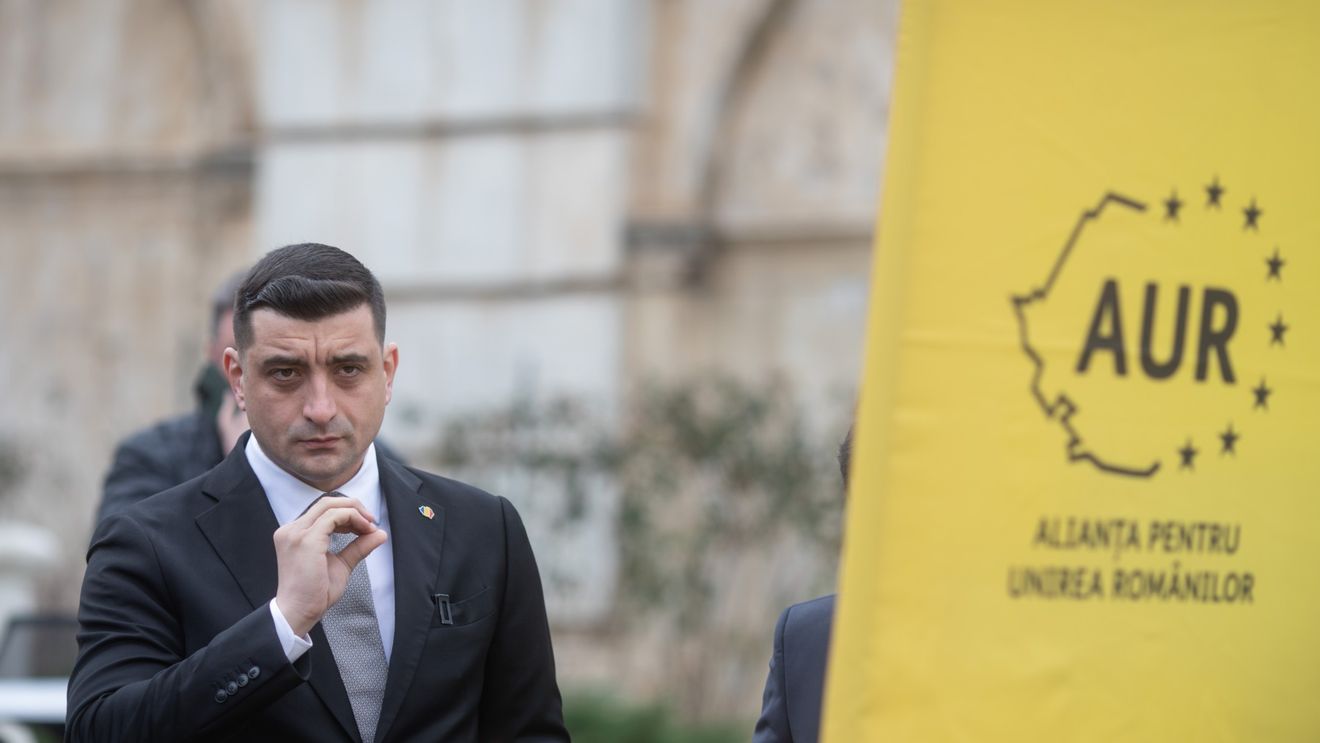 George Simion a ajuns la Palatul Cotroceni, dar nu participă la consultări: Nu avem ce discuta cu un președinte ilegitim / AUR a cerut în Parlament constatarea încetării mandatului lui Iohannis