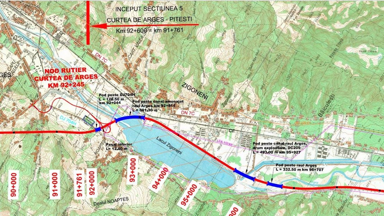Autostrada Sibiu - Pitești. Undă verde pentru începerea lucrărilor pe lotul 5 Pitești - Curtea de Argeș
