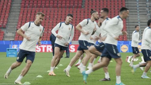 VIDEO Naţionala României s-a pregătit pe stadionul din Köln pentru confruntarea de sâmbătă cu Belgia