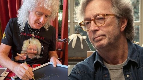 Un chitarist îl atacă pe altul: Brian May îl consideră pe anti-vaccinistul Eric Clapton un “țăcănit”