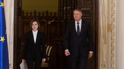 Iohannis, după întâlnirea cu Maia Sandu: Am avut un dialog foarte bun despre ajutorul major pe care îl acordăm în continuare Republicii Moldova, inclusiv în ceea ce priveşte aderarea la UE