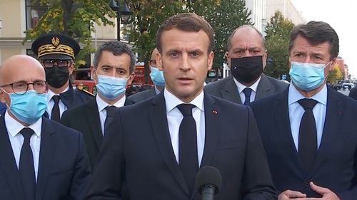 VIDEO Macron la Nisa: Franța a fost atacată pentru valorile noastre, pentru gustul nostru pentru libertate. Nu vom ceda nimic din toate astea
