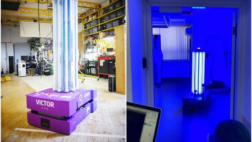 Victor, robotul capabil să distrugă coronavirusul cu ajutorul radiațiilor, realizat de o companie românească. Primul model ”lucrează” la Spitalul Universitar București