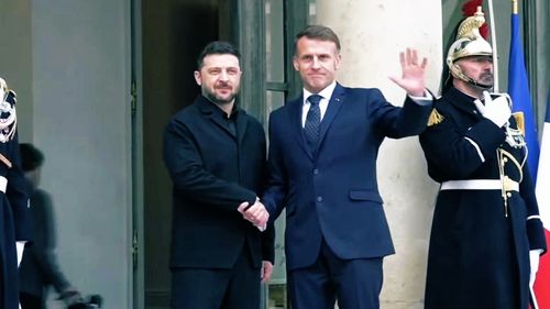 Macron după întâlnirea cu președintele Ucrainei: Nu există un plan finalizat privind chestiunile teritoriale. Acestea pot fi finalizate doar de președintele Zelenski