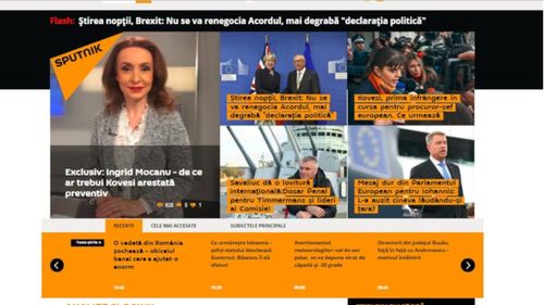Titlurile lunii în Sputnik. Cum prezintă propaganda rusă ultimele evenimente din România. Personajele iubite de oficiosul Kremlinului