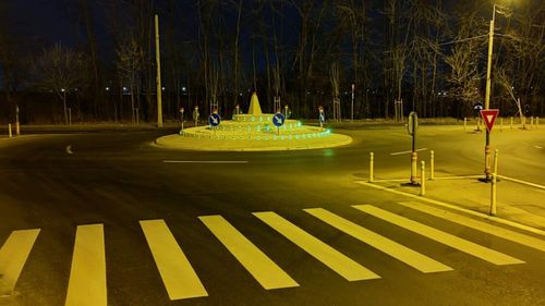 Două sensuri giratorii modulare au fost amplasate în intersecții aglomerate din București