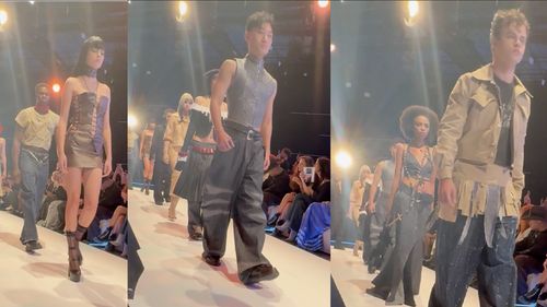 Tearless Street aduce pe podium o rebeliune vestimentară din denim și piele, care rămâne însă la stadiul de exercițiu vizual