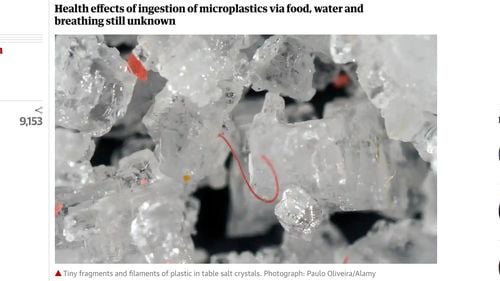 Oamenii mănâncă cel puţin 50.000 de particule de plastic pe an, conform unui studiu / Încă nu se cunoaște ce efect are asupra sănătății ingerarea de particule de micro-plastic prin hrană, apă și respirație