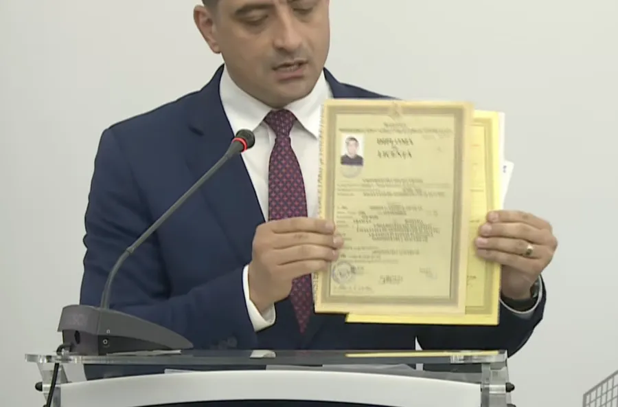 Diplomă Bac George Simion