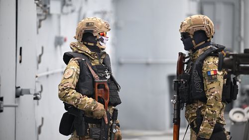 GALERIE FOTO Instruire și trageri pe mare în cadrul exercițiului Sea Shield 2026 / Participă 2.500 de militari din România și din alte 12 state, 48 de nave și ambarcațiuni